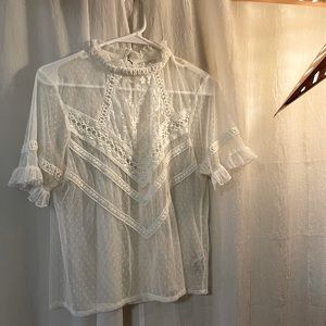 Vintage lace top